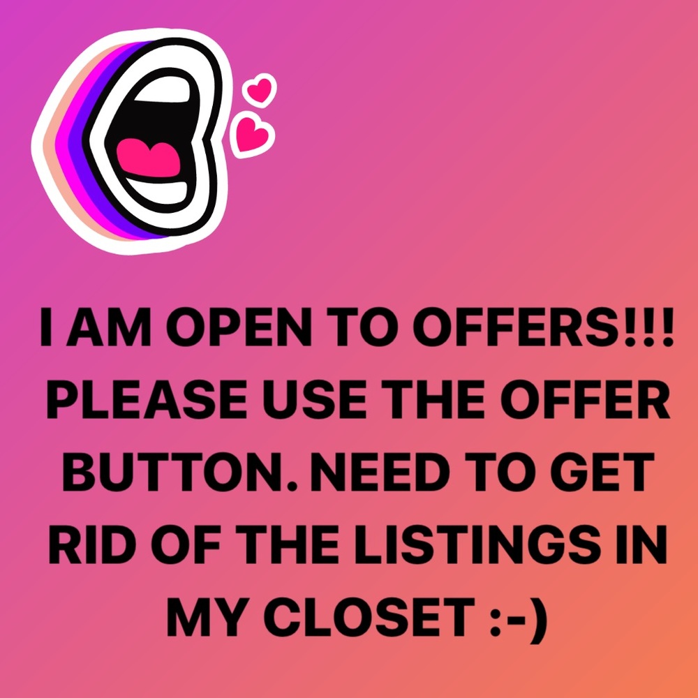 OPEN TO OFFERS!!!!
